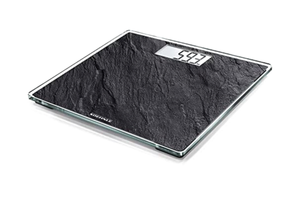 Soehnle  Style Sense Compact 300, Elektronisk personlig vægt, 180 kg, 100 g, Sort, Sølv, kg, lb, ST, Firkant