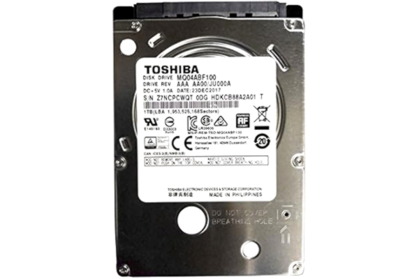 Toshiba  MQ04ABF100, 2,5 inch, 1000 GB, 5400 rpm