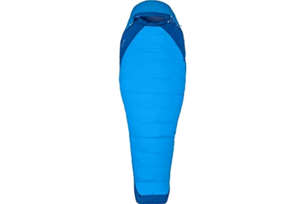 Marmot  Trestles Elite Eco 15, mamma sovsäck, lätt och varm sovsäck för 3 årstider, klarblå/klassisk blå, LZ