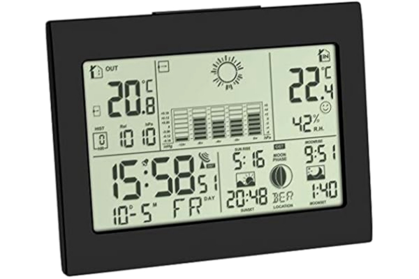 TFA  HORIZON - Vejrstation - sort