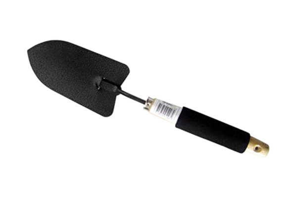 Green>it Home it® smal växtspade med bekvämt trähandtag | praktisk trädgårdsslev blomslev | växtslev av lakat stål | trädgårdsskepp liten metall