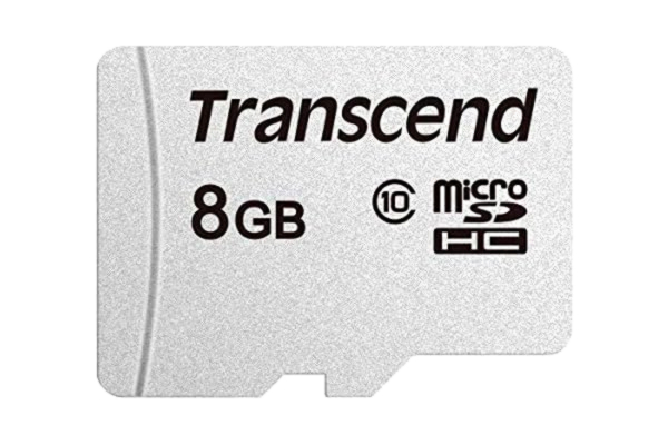 Transcend  TS8GUSD300S 8GB | microSDHC, C10 microSD - 20/10 MB/s