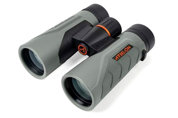 Athlon Optics  8x42 Argos G2 HD grå kikare med ögonlindring för vuxna och barn, högdrivna kikare för jakt, fågelskådning med mera