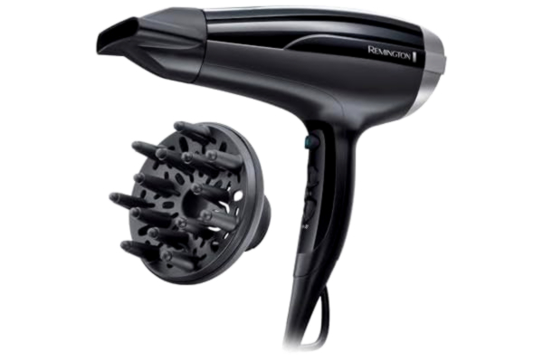 Remington  hårfön, 2300W, 3 värme och 2 hastighetsinställningar, koncentrator, diffuser, kalluftsfunktion, jonisering för minskat frizz, Pro-Air Shine D5215