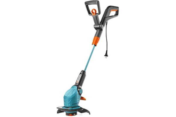 Gardena  Grastrimmer EasyCut 400/25: bosmaaier met 250 mm snijcirkel, voor het snijden van grassen en wilde groei, met verstelbare handgreep en verstelbare telescoopsteel, kantelbare steel (9807-20)