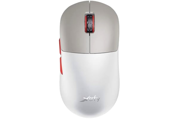Xtrfy  M8 Wireless, trådlös ultralätt gamingmus, optimerad för e-sport, 2,4 GHz radio, extremt låg front för högre precision, laddningsbar, retro
