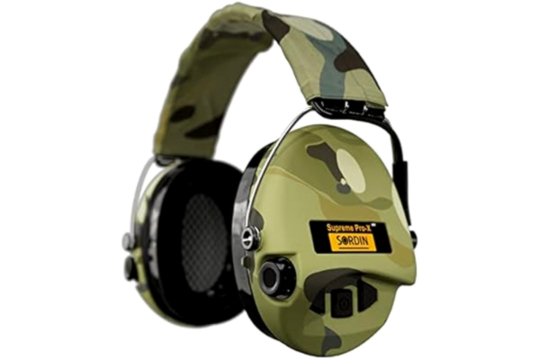 MSA Sordin Sordin Pro-X LED Hörselskydd i kapselformr - 75302-X-08-S - EN 352 - Gelkudde, Camo tejp & Camokapseln