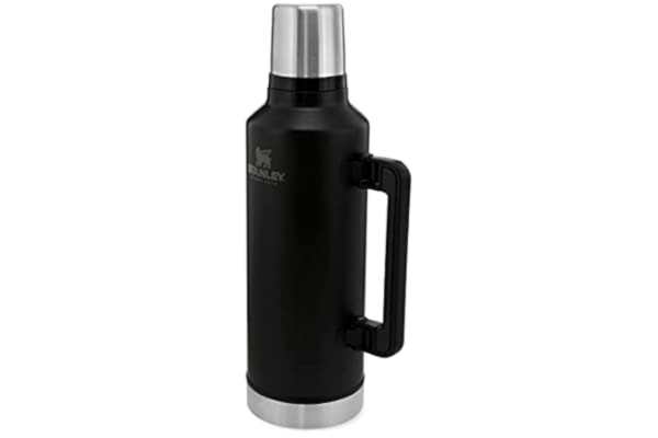 Stanley  Classic Legendary Termosflaska 2.3L Matte Black - BPA-Fri Termos I Rostfritt Stål - Håller Varmt I 45 H - Läckagesäkert Lock, Fungerar Som Mugg - Tål Maskindisk