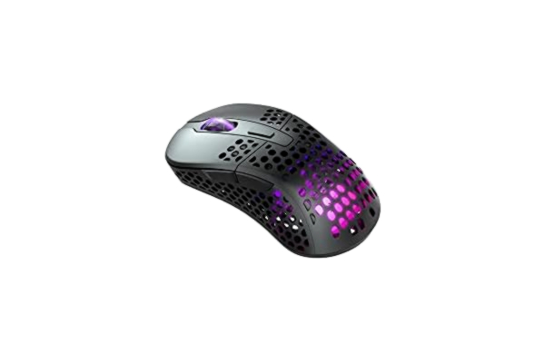 Xtrfy XTRFY M4 Wireless Ultra-light Gaming Mouse, RGB, Adjustable shape, 2.4 GHz Lag-Free Wireless, 75hrs Battery Life - Black