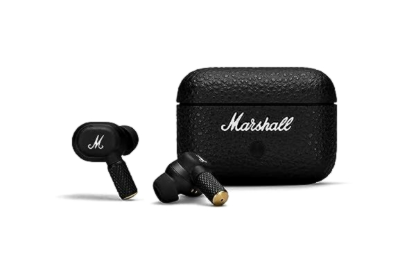 Marshall  Motif II ANC - Trådlösa Bluetooth-hörapparater med aktiv brusreducering, 30 timmars uppspelning, Svart