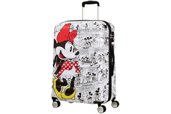American Tourister  Spin.67/24 Disney Walizka, Biały (Minnie Comics White), M (67 cm - 64 L)
