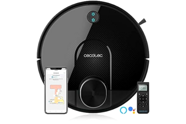Cecotec  Aspirateur Robot Conga Série 3690 Absolute. 2700Pa, Gestion et Édition des Pièces, App Jusqu’à 5 Cartes, Aspire, Balaie, Lave Le Sol et Passe la serpillère, Alexa & Google Home, Wi-FI 5GHz.