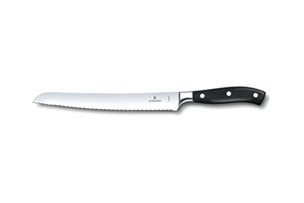 Victorinox  Grand Mâitre brødkniv i sort, 23 cm.