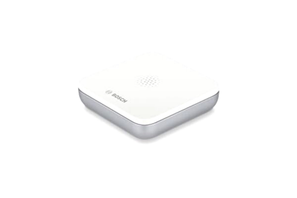 Bosch  Smart Home vattendetektor, med snabbval för nödsituationer i appen, halkfri, smal och kompakt