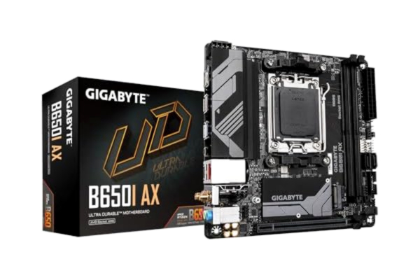 Gigabyte GIGABYTE B650I AX Emolevy - AMD B650 - AMD AM5 socket - DDR5 RAM - Mini-ITX