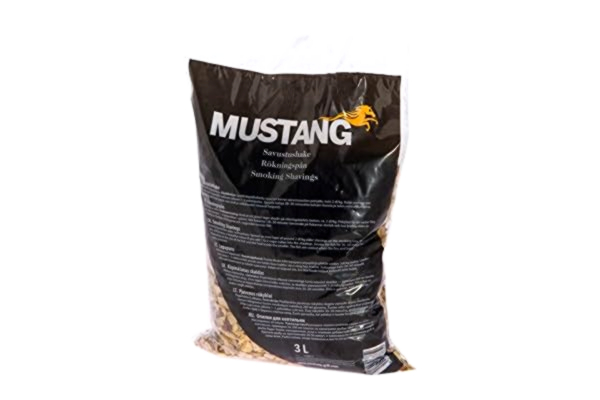 Mustang Grill Grillpaul Mustang rökelsemjöl | rökelsechips al | 490 g | 3 liters påse