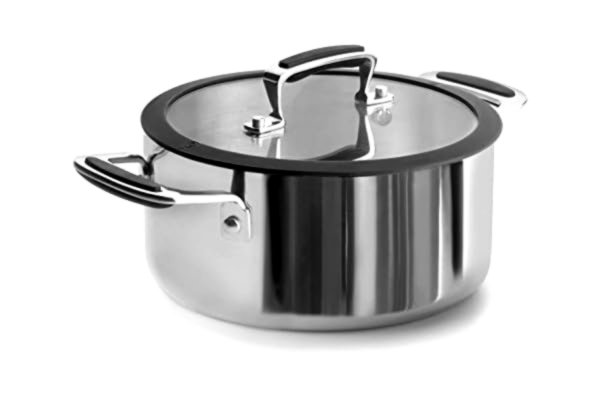 Lacor PAN MET TRI-METALEN DEKSEL 24 CM.