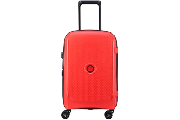 Delsey DELSEY PARIS - Belmont Plus - Valise Cabine Rigide Extensible - 55x35x27 cm - 39 Litres - XS - Orange Tangerine