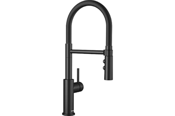 Blanco BLANCO CATRIS-S Flexo køkkenarmatur metaloverflade i sort med udtræksbruser