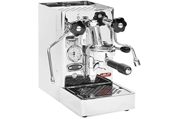 Lelit LELIT Mara PL62T Professionele espressomachine met L58E-groep, de ideale oplossing voor espressomachine, cappuccino - roestvrijstalen behuizing - PID ketelregelaar voor koffie, zilver