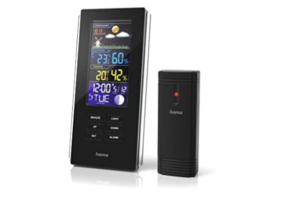 Hama  186312 Väderstation, Svart, 17.5 x 8.6 x 4.7 cm