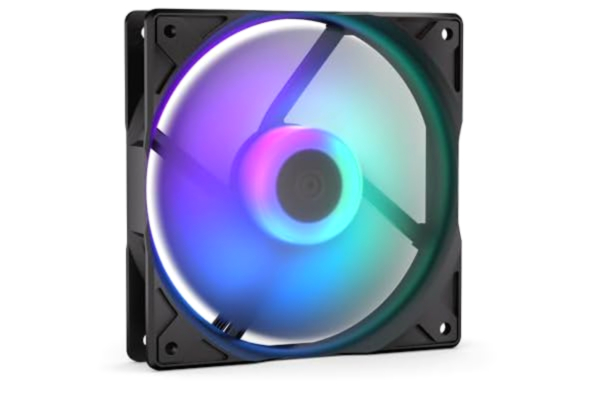 Endorfy ENDORFY Stratus 120 PWM ARGB, PC-husfläkt, 120 mm ARGB, automatiskt fläktstopp, stort varvtalsområde med PWM-kontroll, hög effekt vid flödesbegränsningar, EY4A008