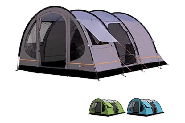 Portal Outdoor Portal Gamma 5 tunneltent voor 5 personen, outdoor-familietent, waterdicht 4000 mm waterkolom