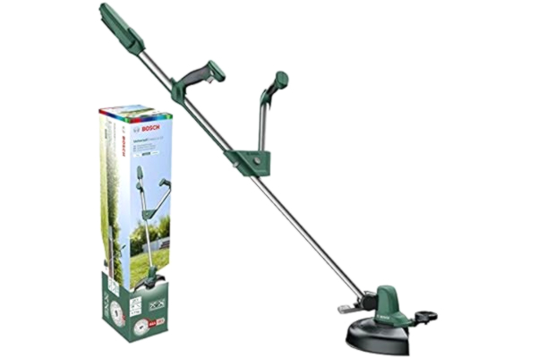 Bosch  Grass Trimmer UniversalGrassCut 18 (without battery, 18 Volt System, cutting diameter: 26 cm, adjustable handles, in carton packaging)