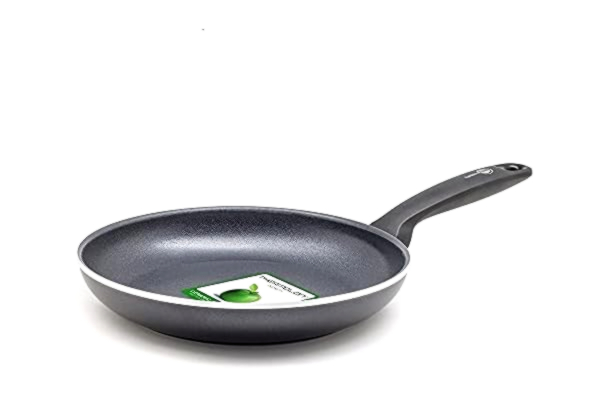 GreenPan  Andorra Poêle à Frire Antiadhésive 30cm sans PFAS, Noir