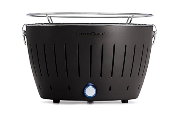 LotusGrill  Classic charcoal grill with active ventilation - anthracite gray LOG-AN-34