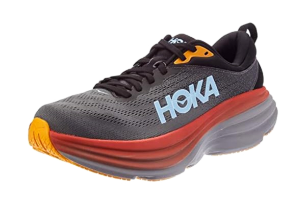 Hoka One One HOKA ONE ONE Męskie buty do biegania Bondi 8, antracytowe, Castlerock, 42 2/3 EU, Anthracite Castlerock, 42 2/3 EU