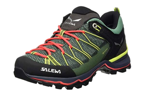 Salewa  Damskie buty trekkingowe Ws Mountain Trainer Lite Gore-tex, zielony - Feld Green Fluo Coral - 35 EU