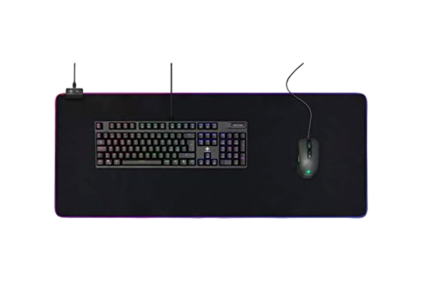 Deltaco DELTACO Gaming extra stor RGB-musmatta (900 x 360 x 4 mm, 6 x RGB-lägen, 7 x statiska lägen) B-vara