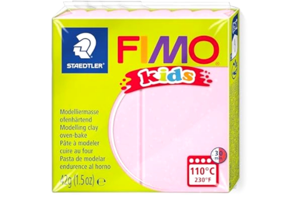 Staedtler STAEDTLER Fimo barn 8030-206 normalt block 42 g pärlemorskimrande rosa