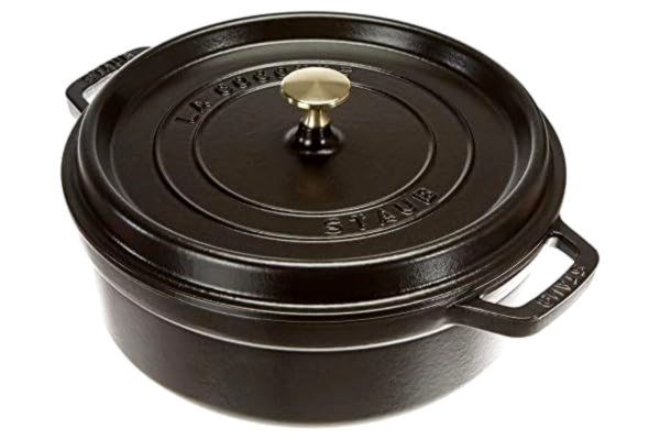 Staub STAUB Cocotte shallow Round 26cm Black