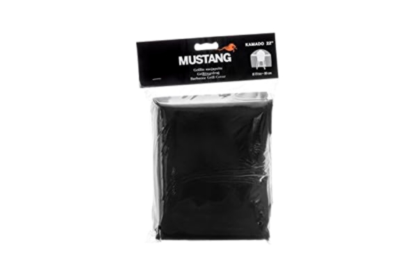 Mustang  KAMADO grillskydd 22 tum | Ø 73 x 89 cm | Grillhuva | Skyddskåpa | Rubust tjockt tyg | svart Finland