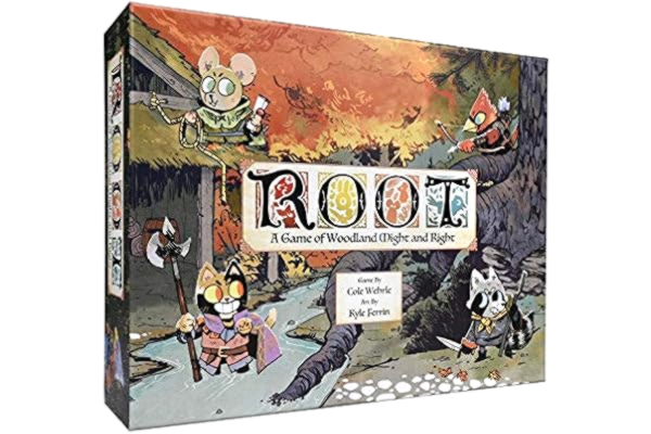 Leder Games  , Root: A Game of Woodland Might & Right , Board Game , Ages 10+ , 2-4 Players , 60-90 Minute Playing Time