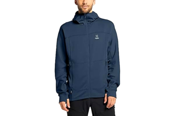 Haglöfs  Herr Betula Hood Polarfleece, blå (kamo blå), M