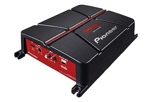 Pioneer  GM-A3702 2-Channel Bridgeable Amplifier,Black/red