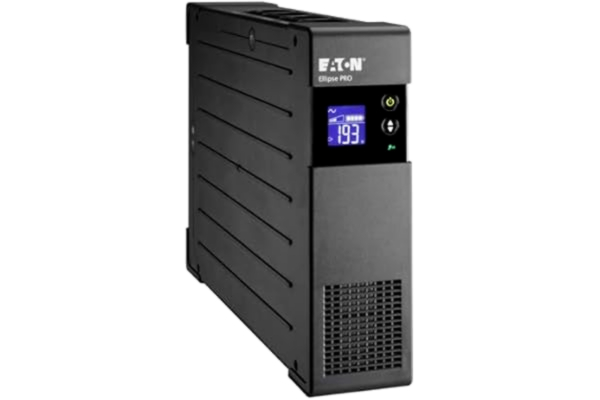 Eaton  USV Ellipse PRO 1600 DIN – Line Interactive UPS – ELP1600DIN – 1 600 VA – (8 IEC-utgångar) – spänningskontroll (AVR) – UPS med display och USB-gränssnitt (inklusive USB-kabel)
