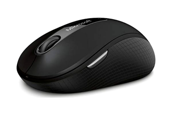 Microsoft  Wireless Mobile Mouse 4000 grafiet/grijs zonder Office zwart