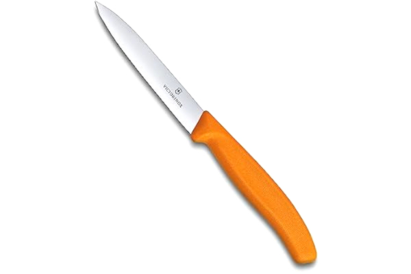 Victorinox  Vihannes- ja kuorintaveitsi, nailonkahva, oranssi, 10 cm