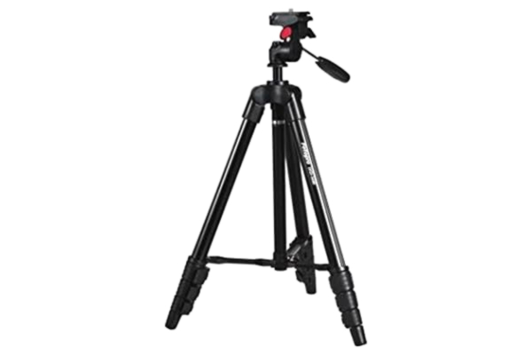 Fotopro Rollei Compact Traveler Star S1 (formerly DIGI 3400) I compact aluminium video tripod I up to 2kg payload I incl. tripod head and tripod bag I Black