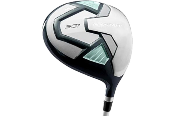 Wilson  Golf Pro Staff SGI Driver MW 5, kluby golfowe dla kobiet, leworęczne, odpowiedni dla początkujących i zaawansowanych, grafitowy, szary/jasnoniebieski, WGD1515005