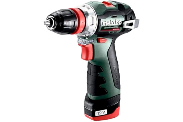 Metabo metabo PowerMaxx BS BL Q 601749500 trådlös borrskruvdragare 12 V 2 Ah Li-ion + 2 batterier