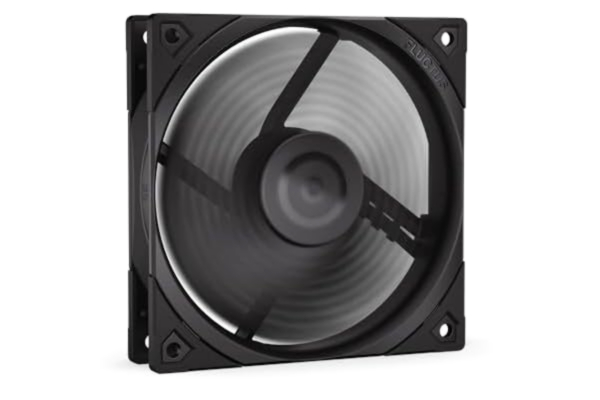 Endorfy ENDORFY Fluctus 120 PWM, standard PC-husfläkt, 120 mm, push- och dragjustering, hög prestanda mot flödesbegränsningar, integrerade antivibrationspads, EY4A001