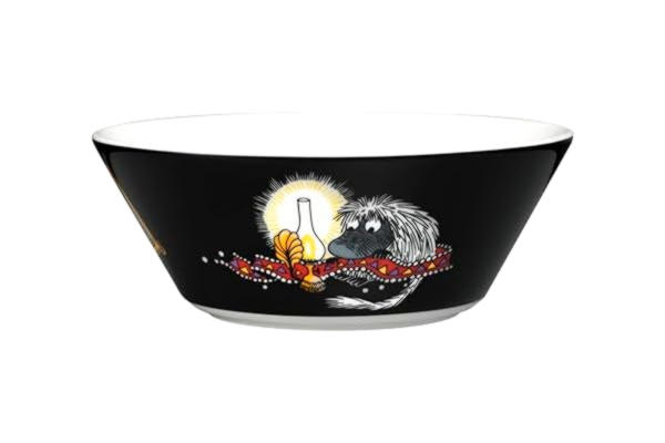 Arabia  Moomin skål 15 cm Ancestor svart