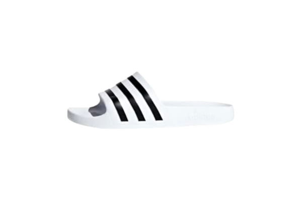 Adidas adidas Unisex - Vuxen Adilette Aqua Sporttofflor, Ftwr White/Core Black/Ftwr White, 37 EU