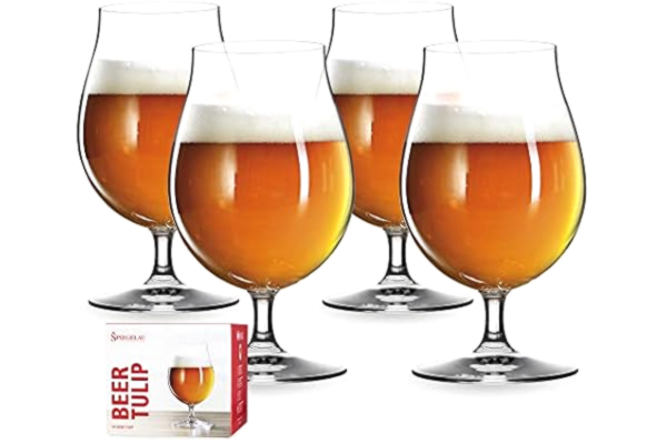 Spiegelau  4991974 18,8 x 18,8 x 16,5 cm ölklassiker tulpanglas, set med 4, transparent