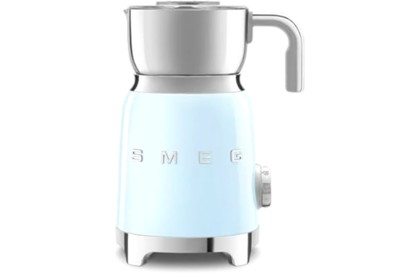 SMEG  MFF11PBEU, Mjölkskummare 50'S Style, Pastel blue